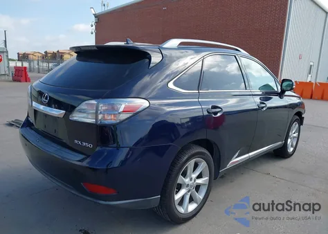 2010 Lexus Rx 350 from USA, damaged, VIN 2T2ZK1BA0AC011354